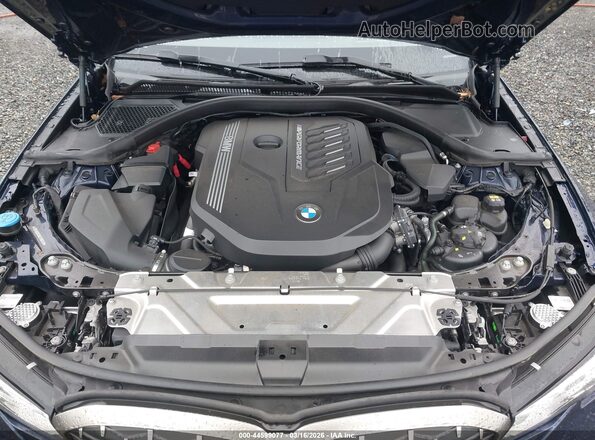 WBA5U9C05LFJ98745 2020 BMW M3 Blue Rear view