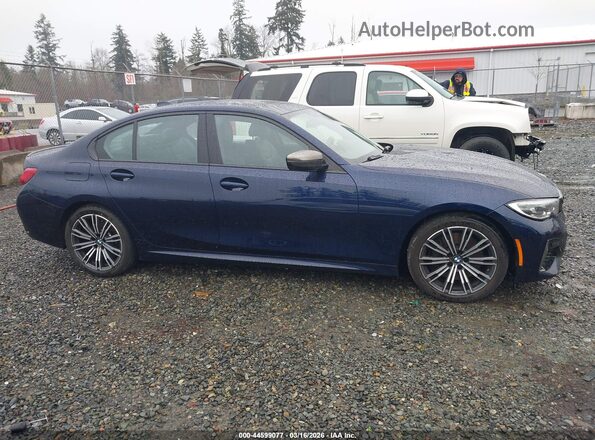 WBA5U9C05LFJ98745 2020 BMW M3 Blue Rear interior view