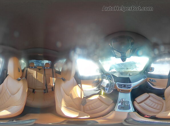 WBA5U9C08LAF54492 2020 BMW M3 Черный Панорамный вид салона 360°