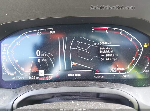 WBA63AV0XNFM70358 2022 BMW OTHER Gray Widok tylnych siedzeń