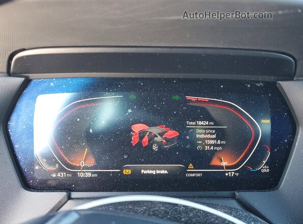 WBA73AK0XP7M69670 2023 BMW OTHER Синий Вид щитка приборов