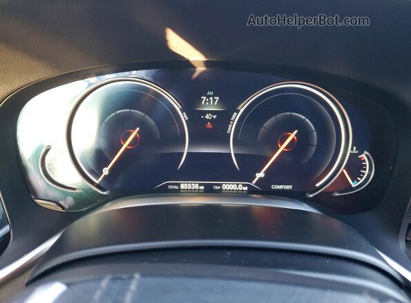 WBA7E2C56KB218466 2019 BMW OTHER Black Instrument cluster view