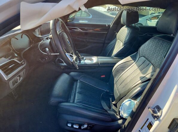 WBA7F0C53KGM25613 2019 BMW OTHER White Widok wnętrza z przodu