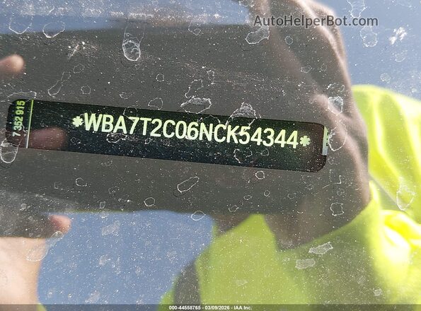 WBA7T2C06NCK54344 2022 BMW OTHER Черный Вид подкапотного пространства