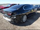 2022 Bmw 740 I Черный vin: WBA7T2C06NCK54344