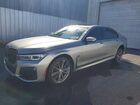 2020 Bmw 750 Xi Gray vin: WBA7U2C09LCD72496