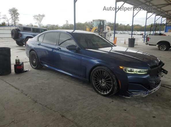 WBA7U2C18MCE85799 2021 BMW OTHER Blue Передня права чверть
