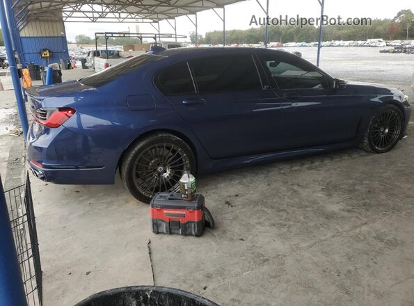 WBA7U2C18MCE85799 2021 BMW OTHER Blue Задня права чверть
