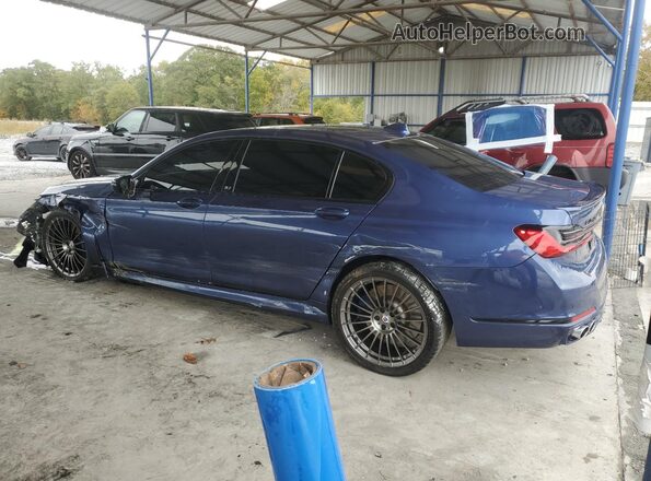 WBA7U2C18MCE85799 2021 BMW OTHER Blue Задня ліва чверть