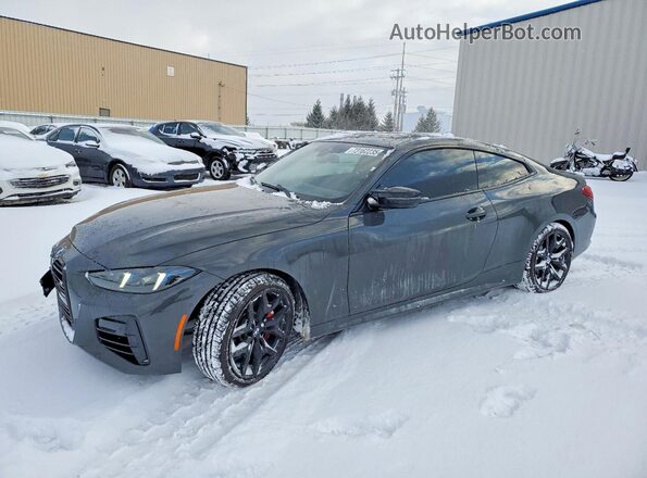 WBA83DA08TCV93932 2026 BMW M4 Gray Передня ліва чверть