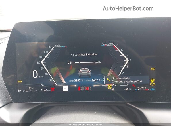 WBA83GG00T7T28178 2026 BMW OTHER Gray უკანა სავარძლების ხედი