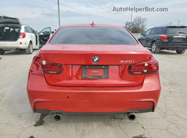 WBA8B3C59HK777280 2017 BMW OTHER Красный Вид сзади