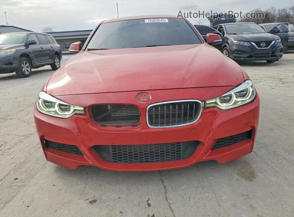 WBA8B3C59HK777280 2017 BMW OTHER Красный Вид спереди