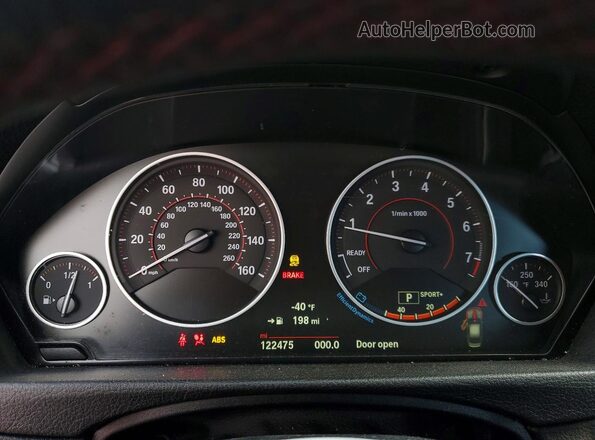 WBA8D9C37HA005216 2017 BMW OTHER Белый Вид щитка приборов