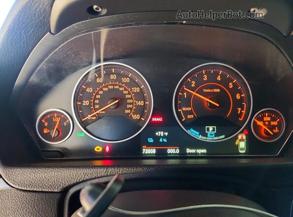 WBA8E1C36HA158720 2017 BMW OTHER White Вид щитка приладів