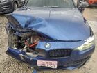 2016 Bmw 320 Xi Синий vin: WBA8E5G51GNT93066