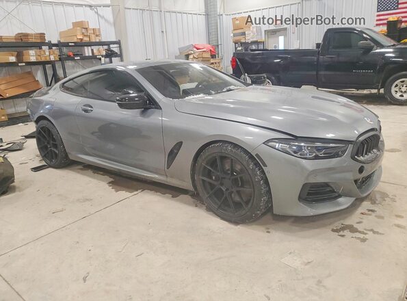 WBABC4C03PCM95366 2023 BMW M8 Gray Передня права чверть