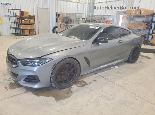 WBABC4C03PCM95366 2023 BMW M8 Gray Передня ліва чверть