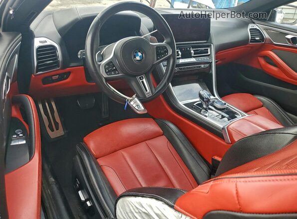 WBABC4C05PCL74824 2023 BMW M8 White Widok deski rozdzielczej