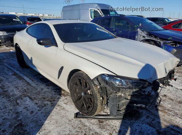 WBABC4C0XRCR16762 2024 BMW M8 Белый Передняя правая четверть