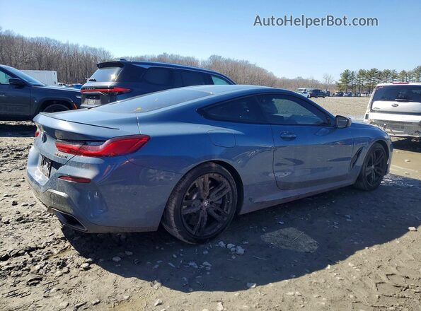 WBABC4C56KBU95601 2019 BMW M8 Синий Задняя правая четверть