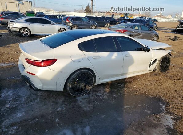 WBAGV8C01LBP48739 2020 BMW M8 White Задня права чверть