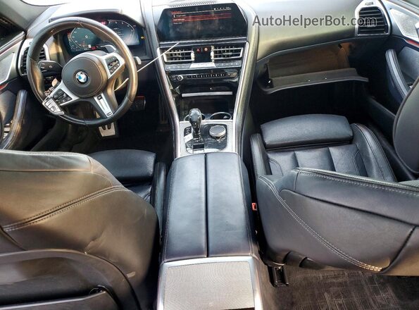 WBAGV8C01LBP48739 2020 BMW M8 White Вид панелі приладів