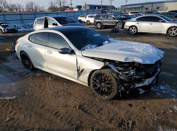 WBAGV8C01LBP48739 2020 BMW M8 White Передня права чверть