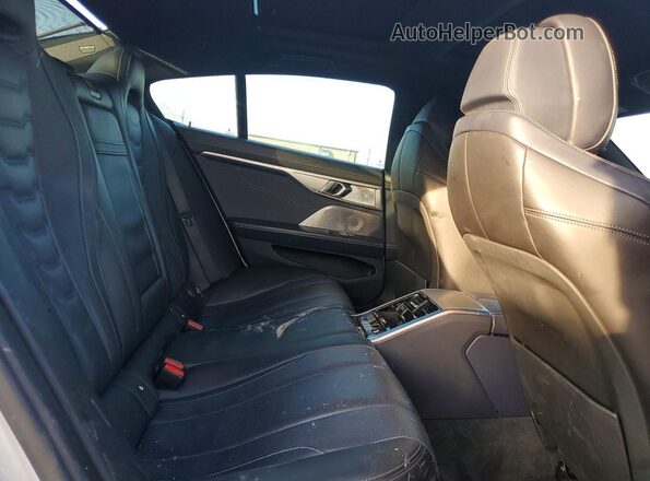 WBAGV8C01LBP48739 2020 BMW M8 White Вид задніх сидінь
