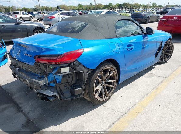 WBAHF9C09LWW38022 2020 BMW Z4 Синий Задняя правая четверть