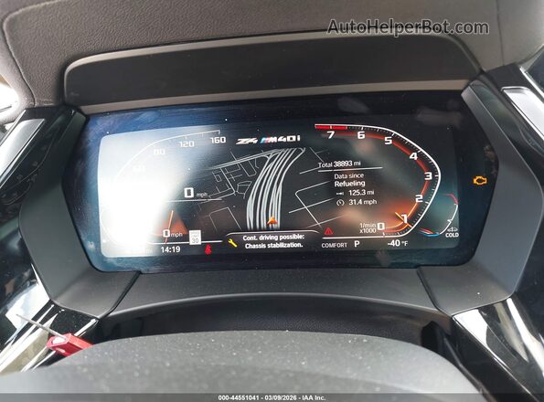 WBAHF9C09LWW38022 2020 BMW Z4 Синий Вид задних сидений