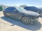 2017 Bmw 530 I Черный vin: WBAJA5C33HG896816