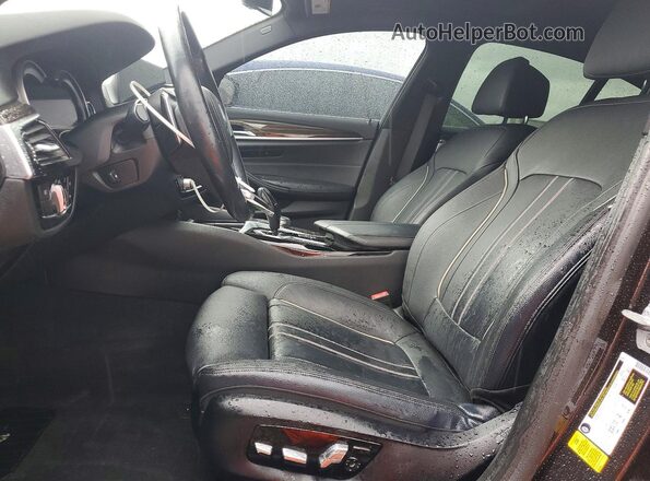 WBAJA5C39HG894245 2017 BMW OTHER Черный Вид салона спереди