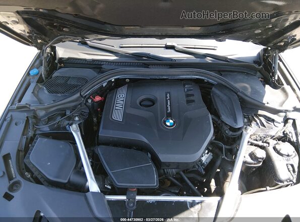 WBAJA5C54KWW09255 2019 BMW 5 SERIES Черный Вид сзади