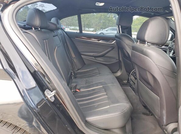 WBAJA5C58JWA36071 2018 BMW 5 SERIES Черный Вид задних сидений