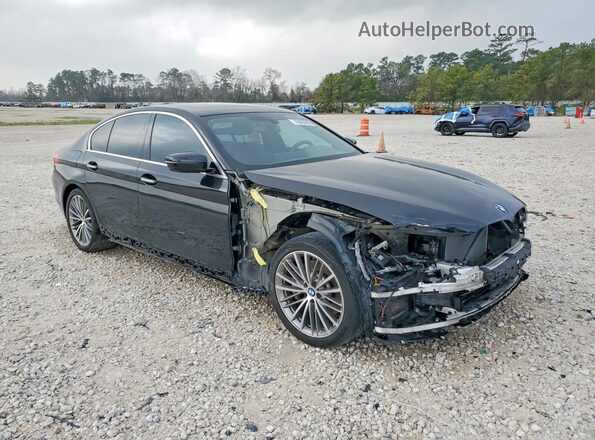 WBAJA5C58JWA36071 2018 BMW 5 SERIES Черный Передняя правая четверть