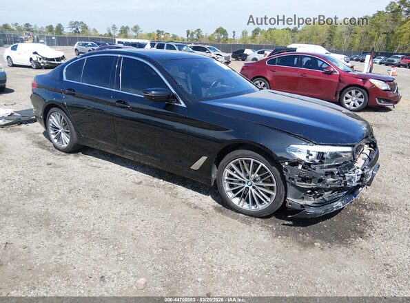 WBAJA5C5XKBX86755 2019 BMW 5 SERIES Черный Передняя правая четверть