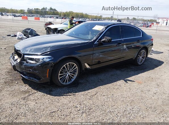 WBAJA5C5XKBX86755 2019 BMW 5 SERIES Черный Передняя левая четверть