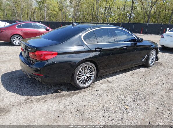 WBAJA5C5XKBX86755 2019 BMW 5 SERIES Черный Задняя правая четверть