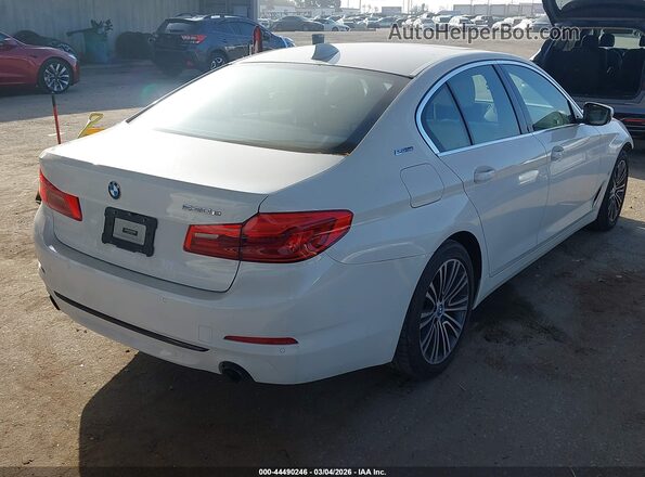WBAJA9C51KB392925 2019 BMW 5 SERIES Белый Задняя правая четверть