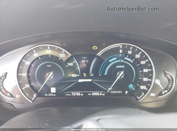 WBAJA9C51KB392925 2019 BMW 5 SERIES Белый Вид задних сидений