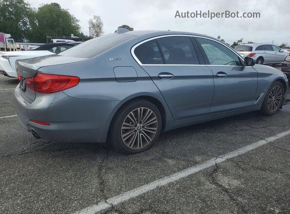 WBAJA9C56JB252190 2018 BMW 5 SERIES Серый Задняя правая четверть
