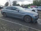 2018 Bmw 530e Серый vin: WBAJA9C56JB252190