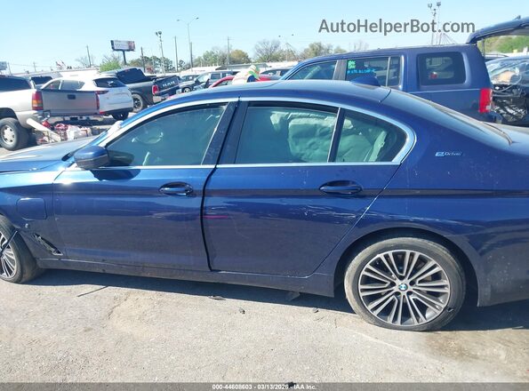 WBAJA9C5XKB392454 2019 BMW 5 SERIES Синий Панорамный вид салона 360°