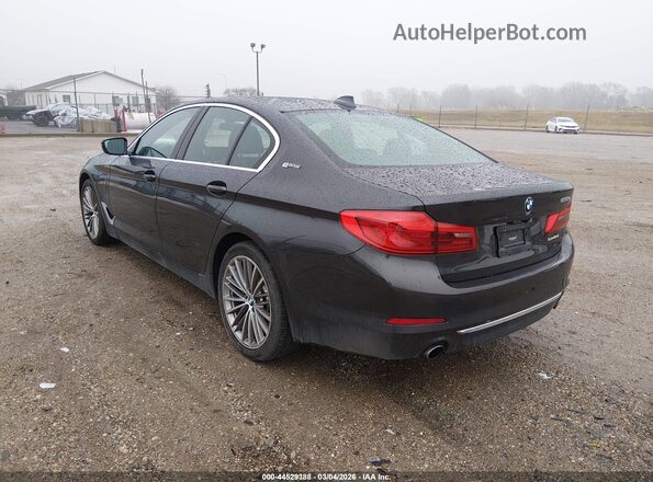 WBAJB1C54KB376877 2019 BMW 5 SERIES Gray Задня ліва чверть