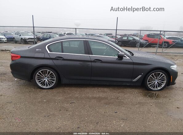 WBAJB1C54KB376877 2019 BMW 5 SERIES Gray Вид задньої частини салону