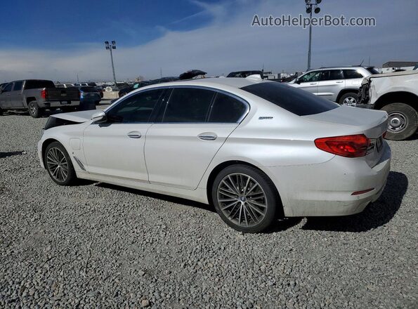 WBAJB1C56JB085196 2018 BMW 5 SERIES Белый Задняя левая четверть