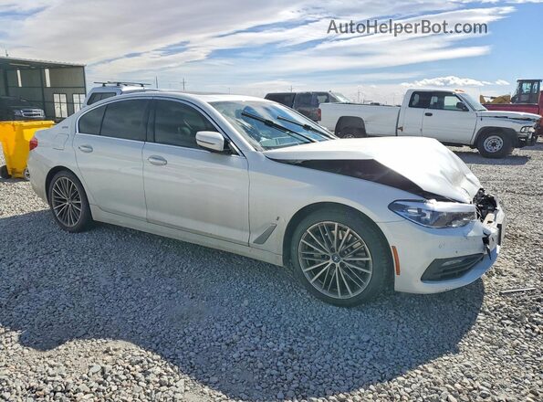 WBAJB1C56JB085196 2018 BMW 5 SERIES Белый Передняя правая четверть