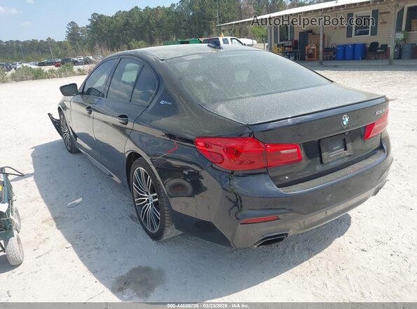 WBAJB1C5XKB376088 2019 BMW 5 SERIES Black Задня ліва чверть