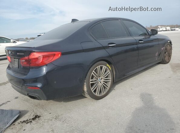 WBAJB9C50JG463806 2018 BMW M5 Черный Задняя правая четверть